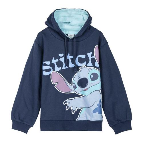 Hættetrøje til Børn Stitch Mørkeblå 6 år
