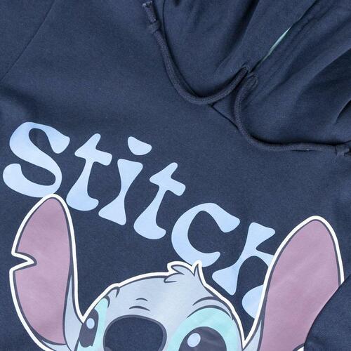 Hættetrøje til Børn Stitch Mørkeblå 6 år