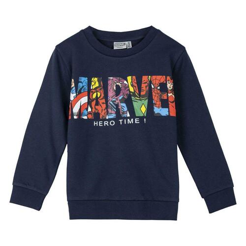 Sweaters uden Hætte til Børn Marvel Mørkeblå 8 år