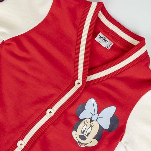 Jakke Børns Minnie Mouse Rød 4 år