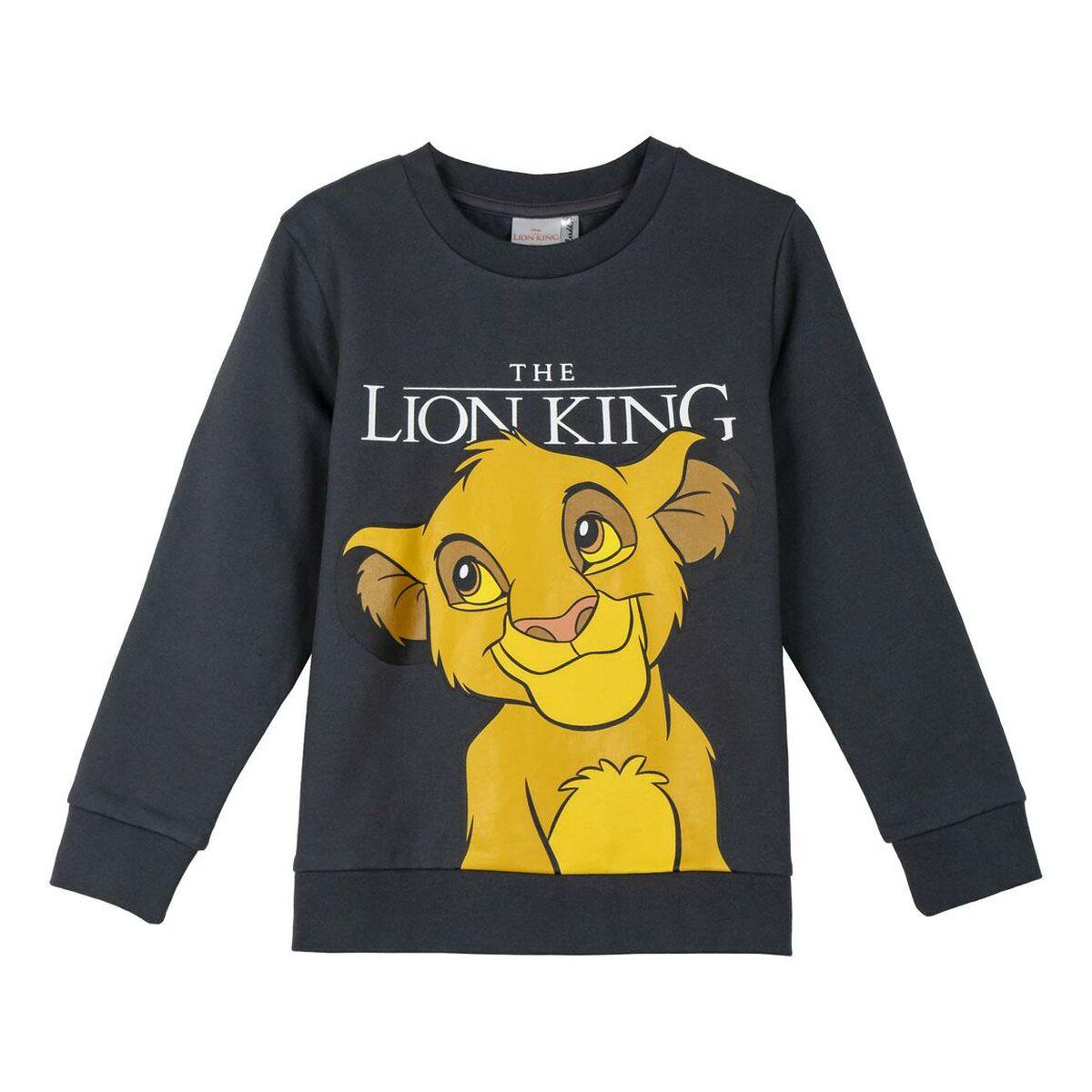 Sweaters uden Hætte til Børn The Lion King Mørkegrå 6 år