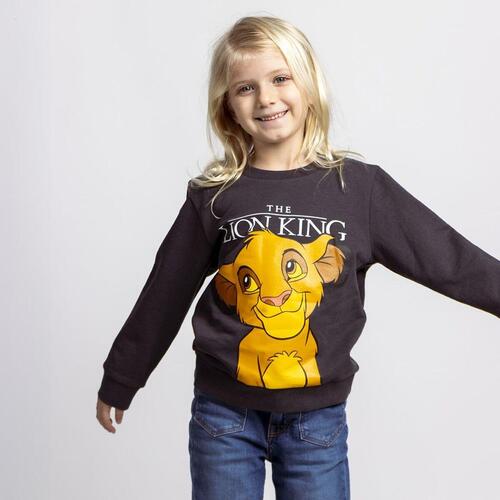 Sweaters uden Hætte til Børn The Lion King Mørkegrå 6 år