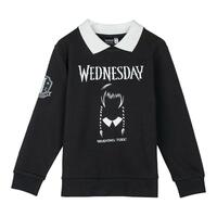 Sweaters uden Hætte til Børn Wednesday Mørkegrå 12 år