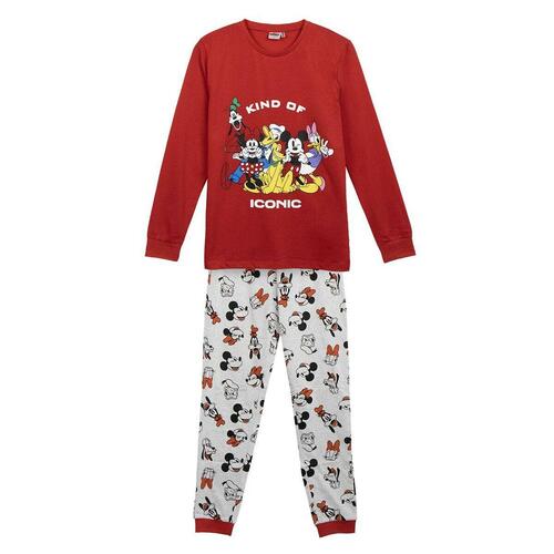 Nattøj Børns Mickey Mouse Rød XL