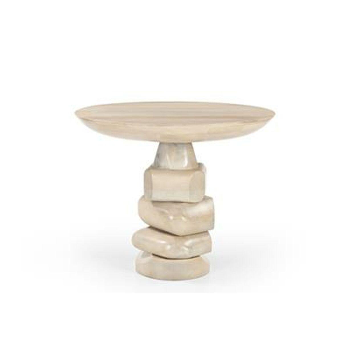 Spisebord i mangotræ - 100 × 100 × 76/78 cm