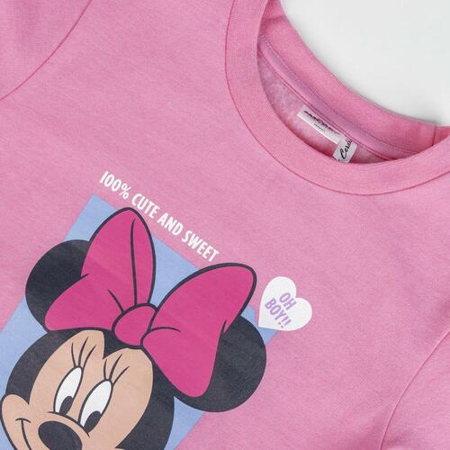 Træningsdragt til børn Minnie Mouse Pink 7 år