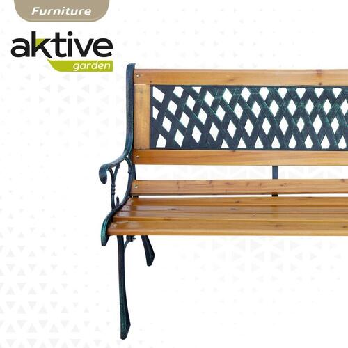 Bænk Aktive Træ Sort (OUTLET B)