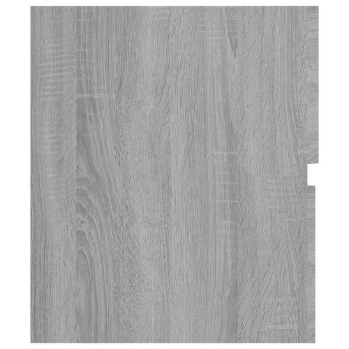 Underskab 80x38,5x45 cm konstrueret træ grå sonoma-eg