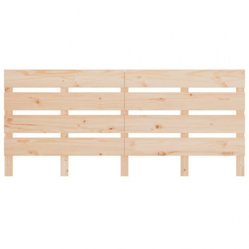 Sengegavl 160 × 80 cm i massivt fyrretræ - lameldesign