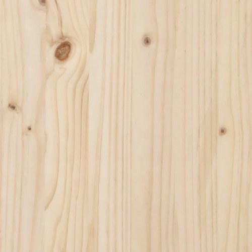 Sengegavl 160 × 80 cm i massivt fyrretræ - lameldesign