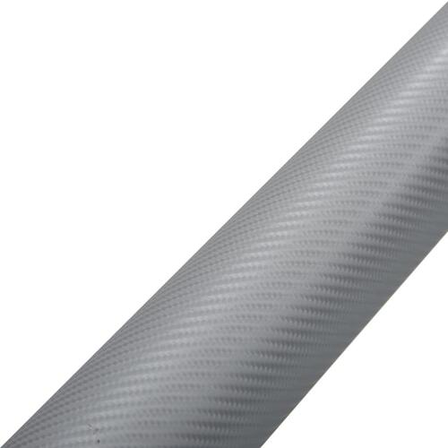 Bilfolier 2 stk. 100x150 cm 4D sølvfarvet