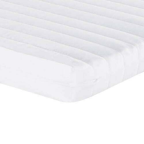 Daybed med udtræk og madras 90x200 cm velour lyserød