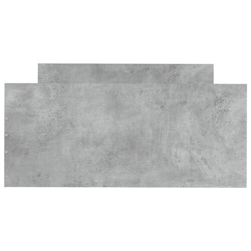 Sengeramme 90x200 cm konstrueret træ betongrå