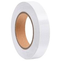 Reflekstape 2,5 cm x 20 m PVC hvid