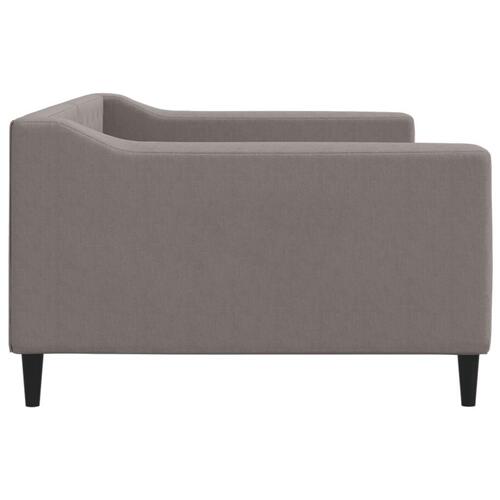 Daybed 100x200 cm stof gråbrun