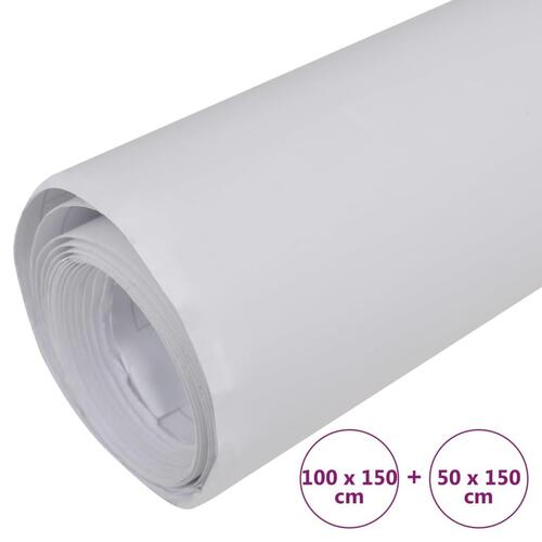 Bilfolier 2 stk. 100x150 cm + 50x150 cm mat hvid