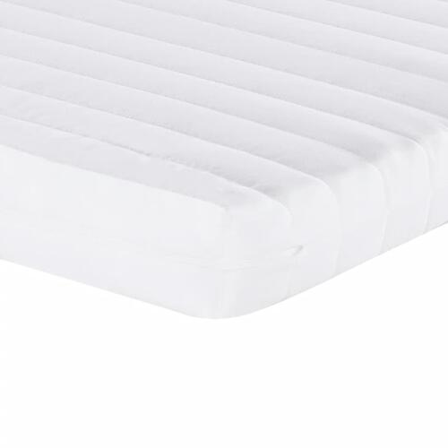 Daybed med udtræk og madras 100x200 cm stof mørkegrå