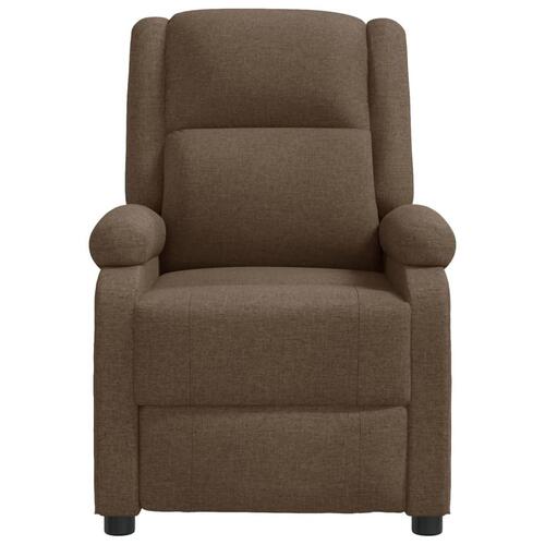 Massagestol stof brun