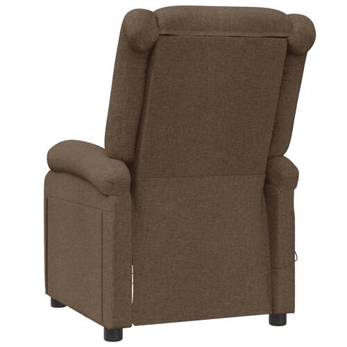 Massagestol stof brun
