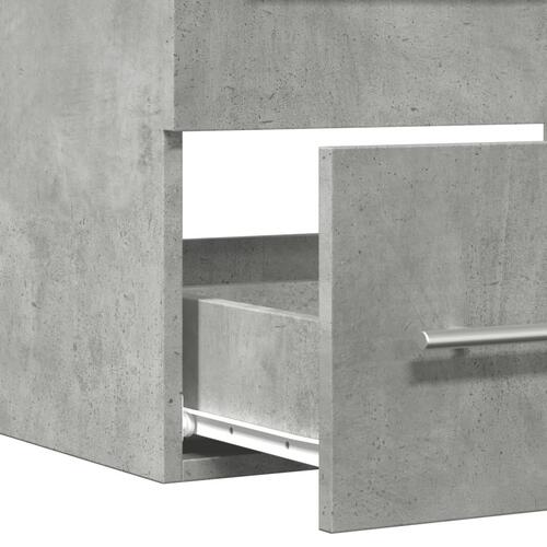 Vaskeskab 60x38,5x48 cm konstrueret træ betongrå