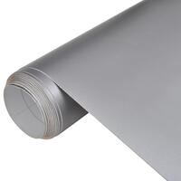 Bilfolier 2 stk. 100x150 cm + 50x150 cm mat sølvfarvet