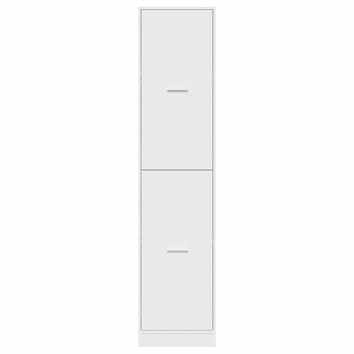 Apotekerskab 40x41x174,5 cm konstrueret træ hvid