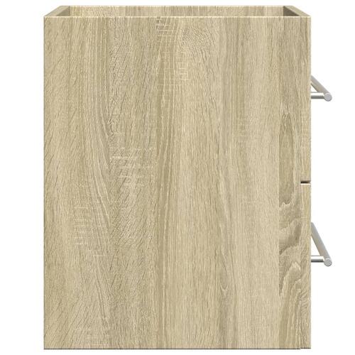 Vaskeskab 60x38,5x48 cm konstrueret træ sonoma-eg