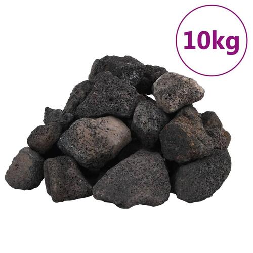Vulkanske sten 10 kg 5-8 cm sort
