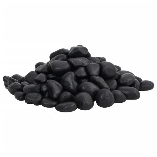 Polerede småsten 10 kg 2-5 cm sort