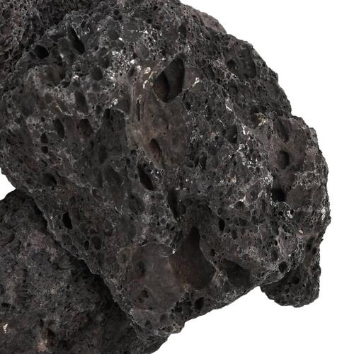 Vulkansten 25 kg 10-30 cm sort