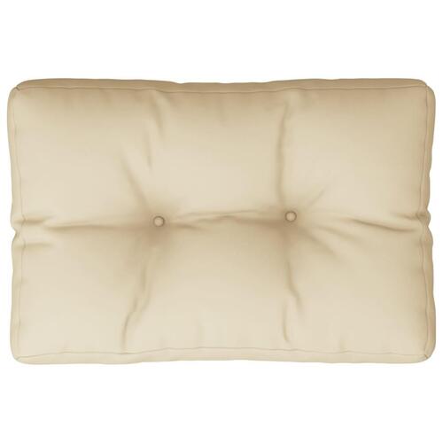 Pallehynde 60x40x12 cm stof beige