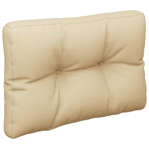 Pallehynde 60x40x12 cm stof beige