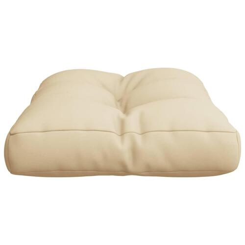 Pallehynde 60x40x12 cm stof beige