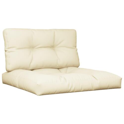 Pallehynder 2 stk. stof cremefarvet
