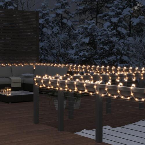 Lyskæde 1200 LED'er 50 m PVC varmt hvidt lys