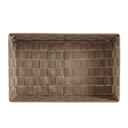 Multibrug kurv Beige Klæde 3,8 L 34 x 8,5 x 21 cm (18 enheder)