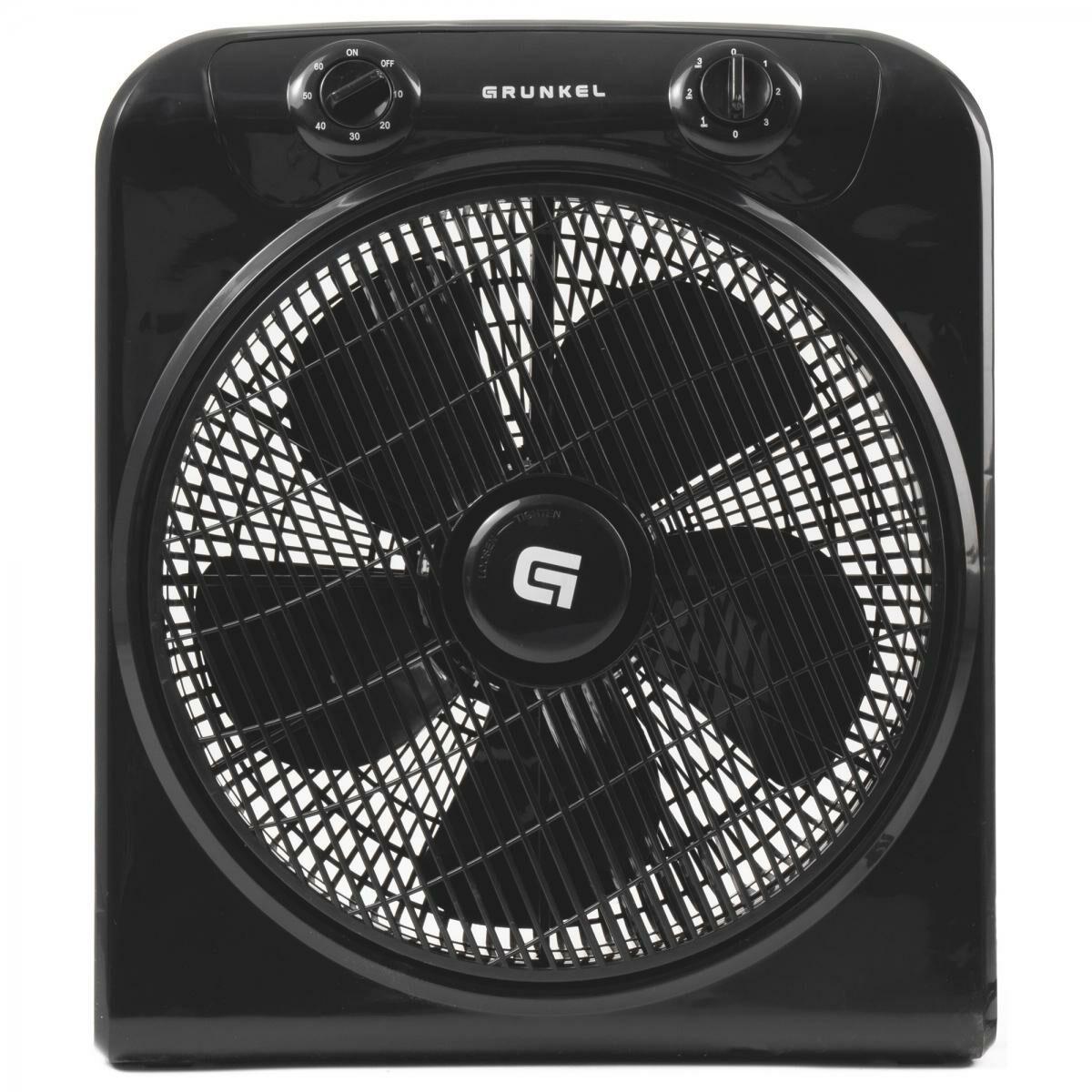 Grunkel Box Fan NG gulvventilator - sort, 50 W