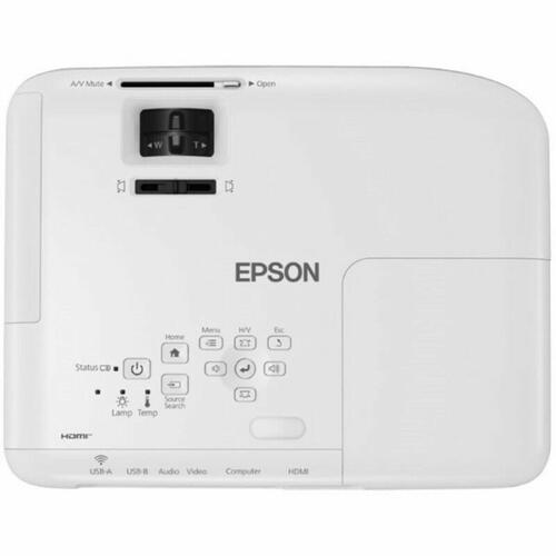 Projektor Epson EB-W06 HDMI WXGA 3700 lm 2400 Lm 1280 x 800 px Hvid