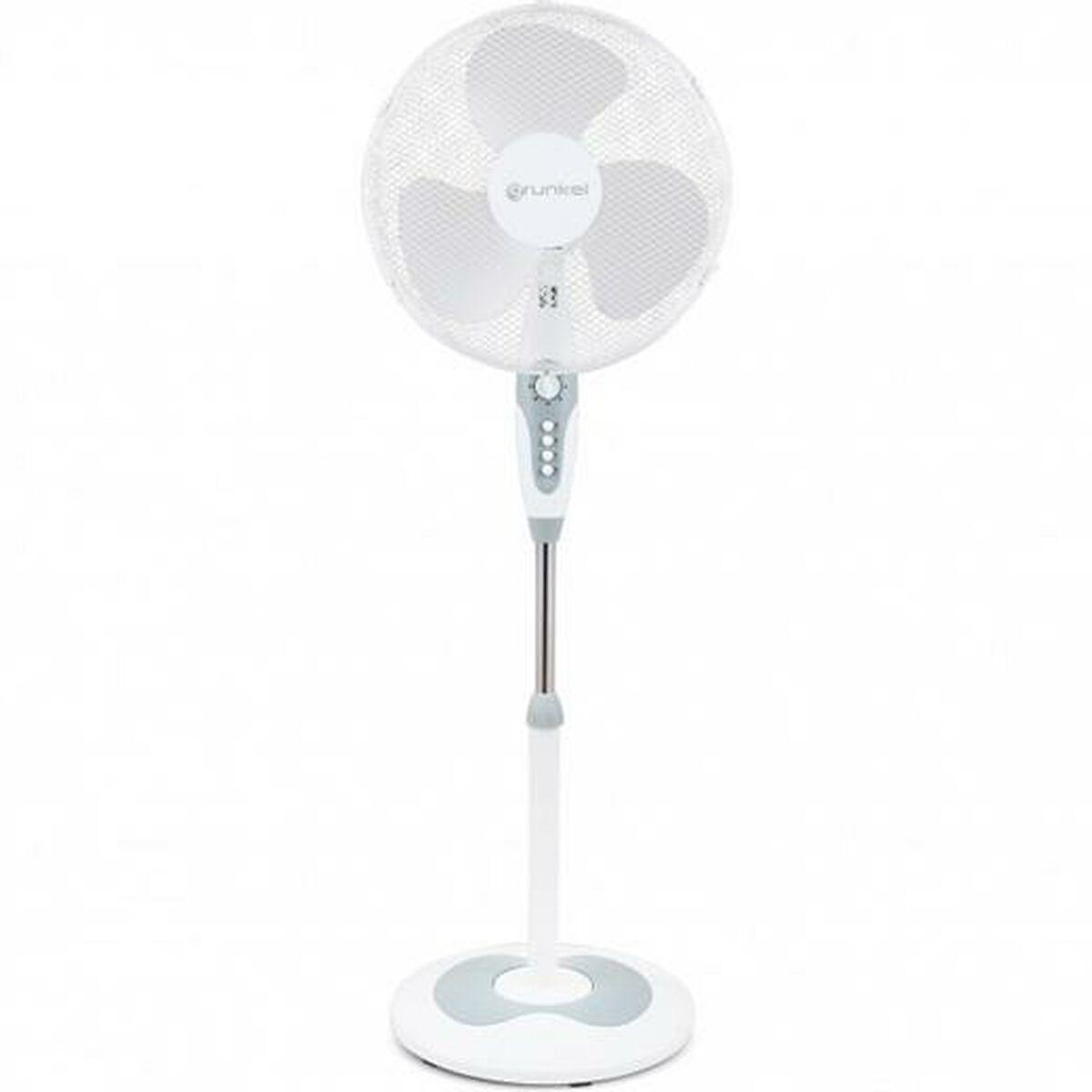 Fritstående ventilator Grunkel Hvid 50 W
