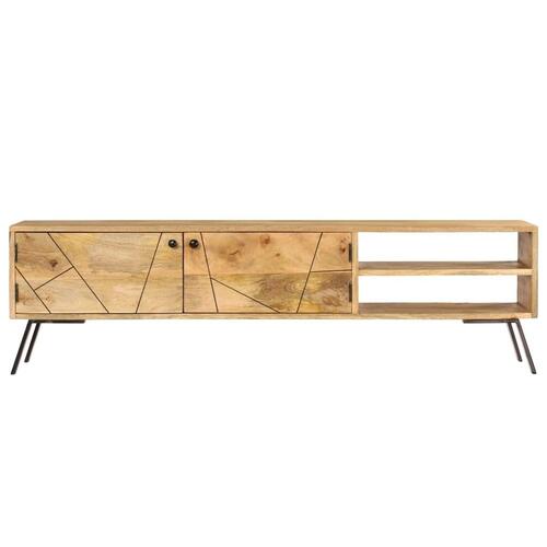 Tv-skab 140x30x40 cm massivt mangotræ