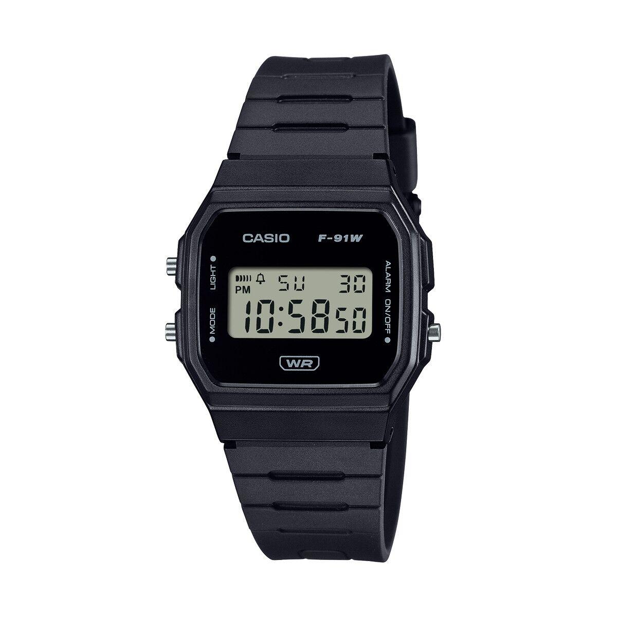Casio herreur F-91WB-1AEF - digitalt armbåndsur Ø 35 mm