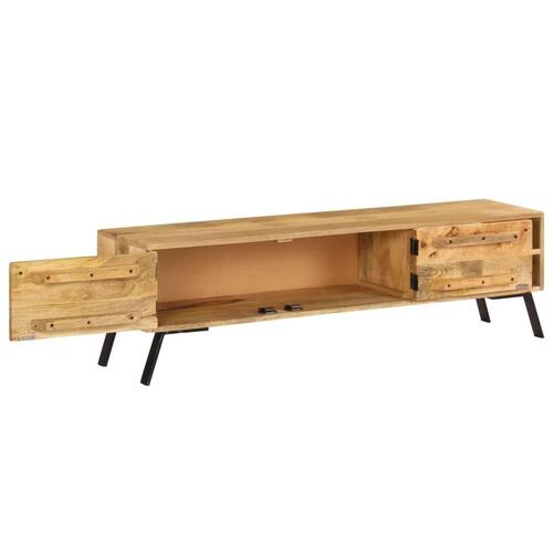 Tv-skab 140x30x40 cm massivt mangotræ