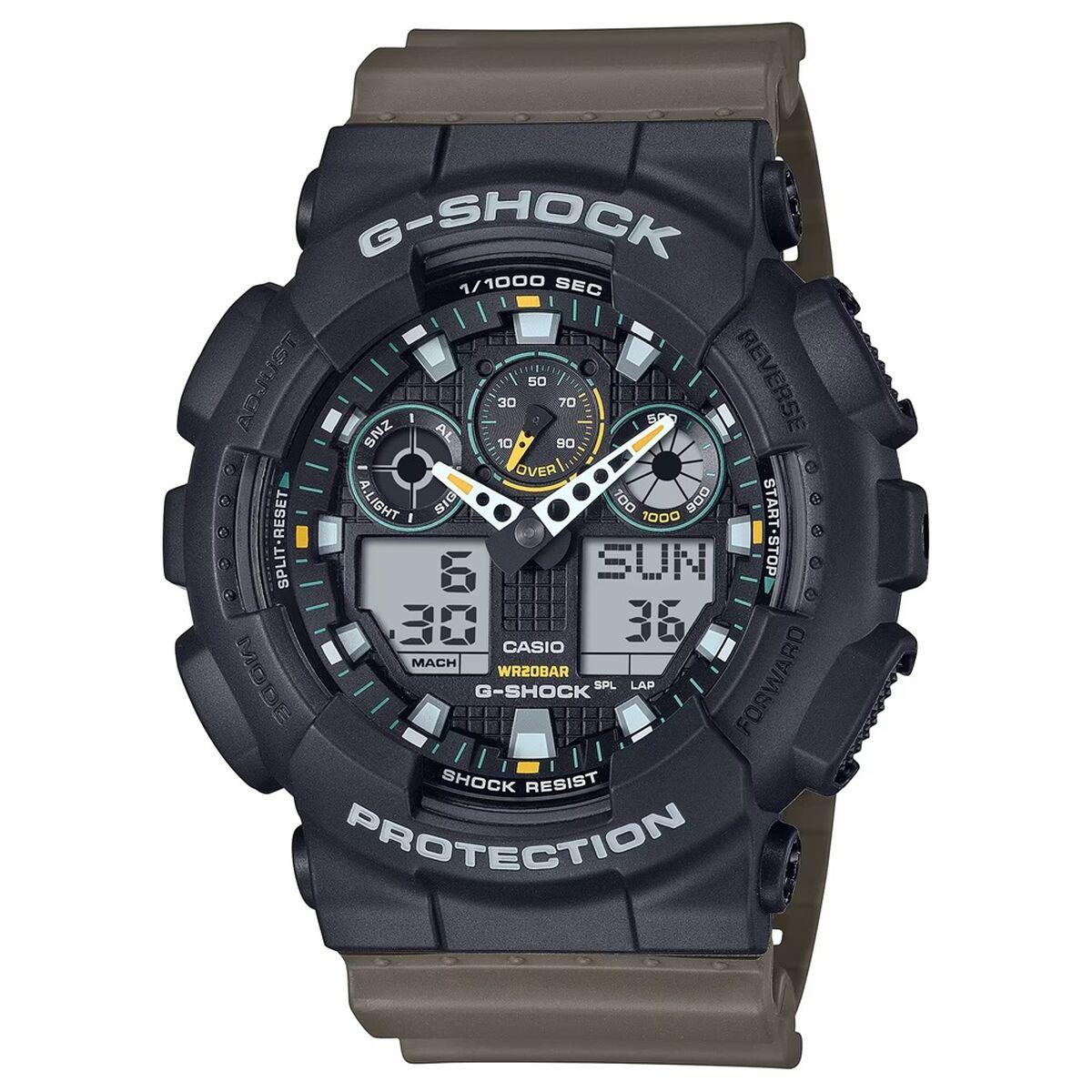 Casio G-Shock herreur OVERSIZED Two Tone Utility, sort/ grøn (Ø 51 mm)