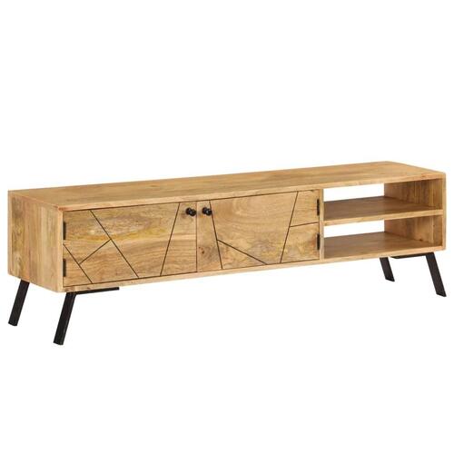Tv-skab 140x30x40 cm massivt mangotræ