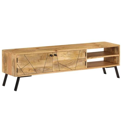 Tv-skab 140x30x40 cm massivt mangotræ