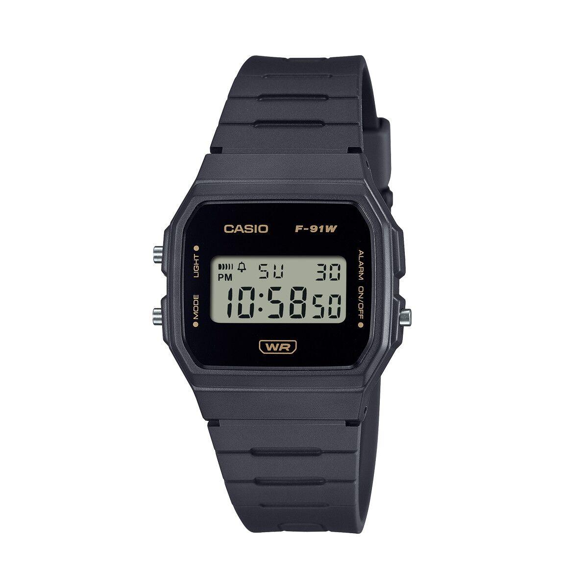 Casio herreur F-91WB-8AEF - digitalt armbåndsur Ø 35 mm