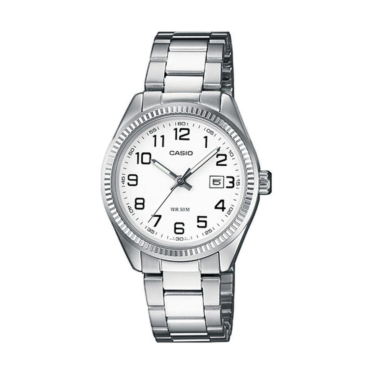 Casio COLLECTION unisex armbåndsur - hvid skive, sølv (Ø 30 mm) billede