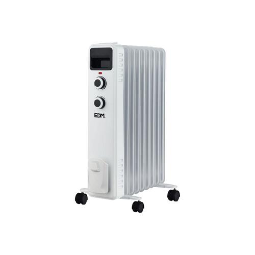 Olieradiator (9 kamre) EDM 07124 Hvid 2000 W