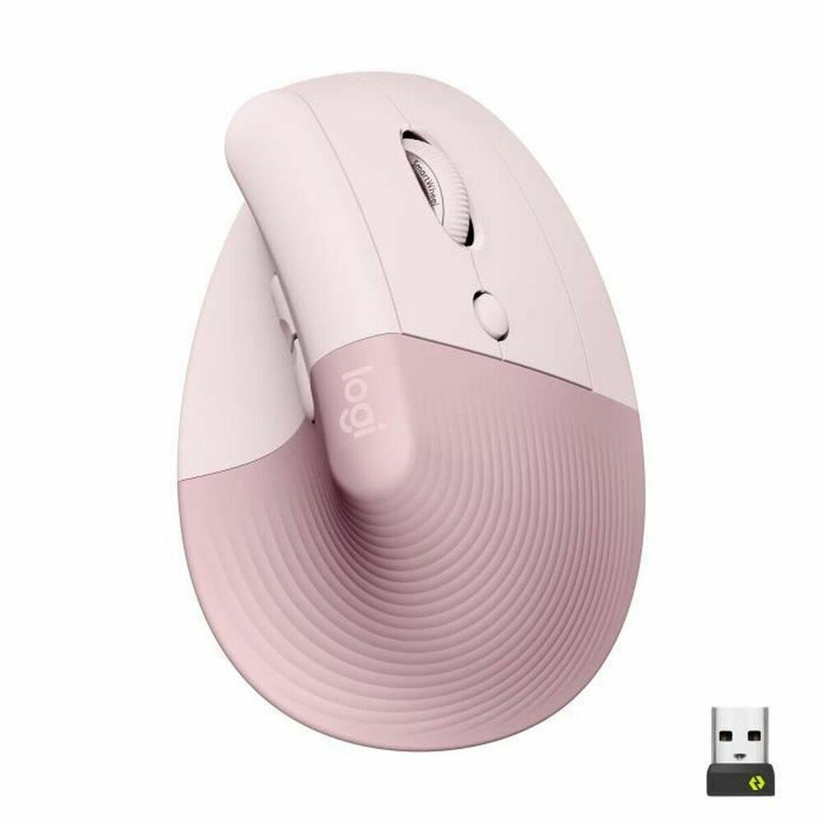 Mus Logitech Lift Pink Rose