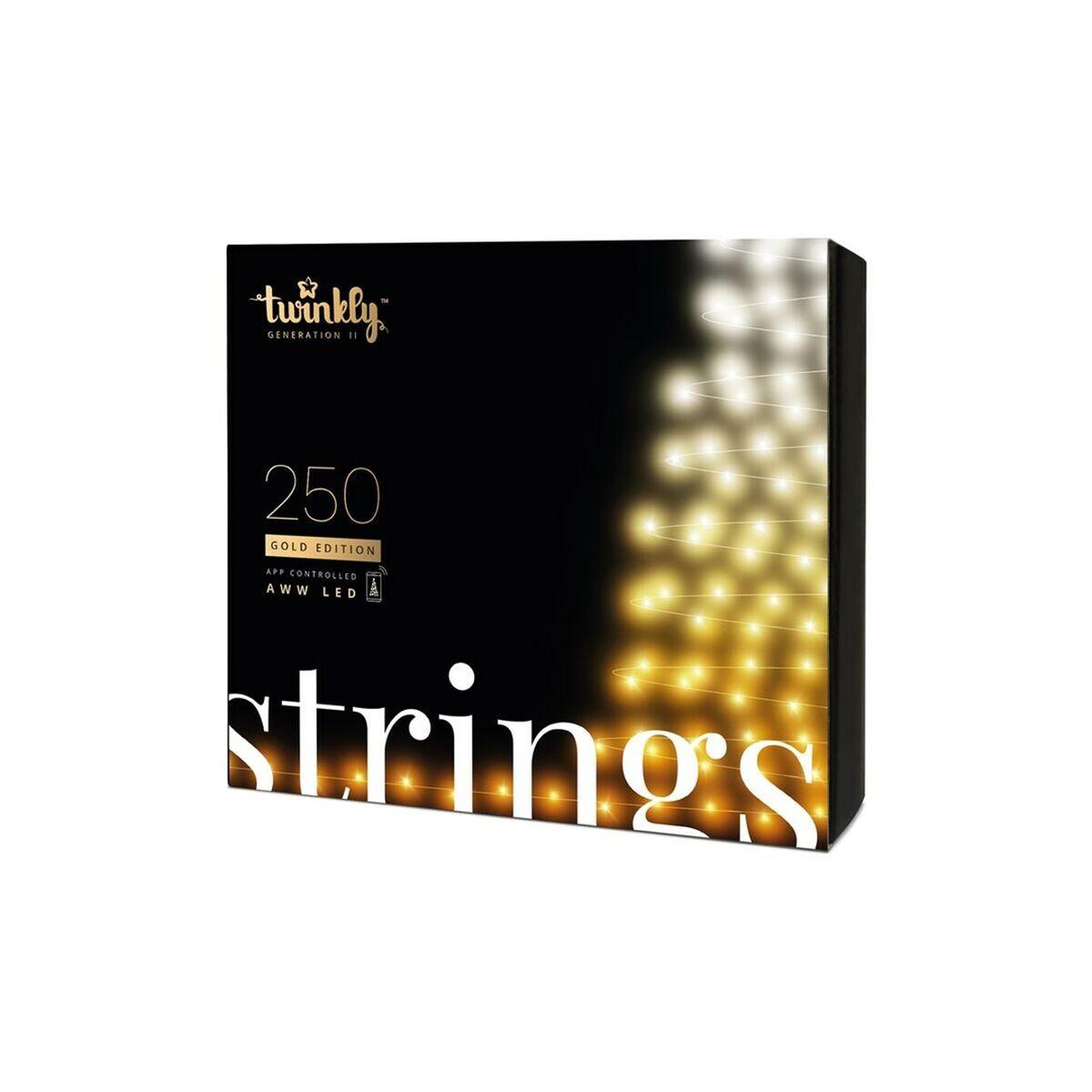 LED-Lys Twinkly Strings 250 Gold Edition